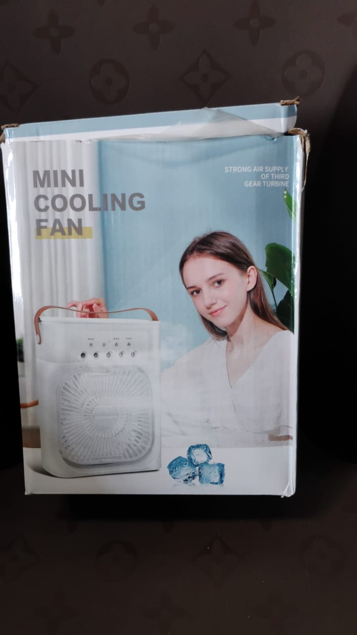 Portable Air Cooler Fan with 7-Color Light – Personal AC Fan Portable Air Cooler Fan with 7-Color Light – Personal AC Fan